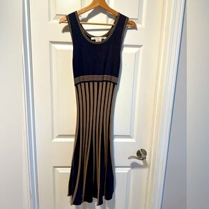 Max Studio Tank Dress with Pleated Skirt